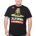 Short Sleeve Animal Graphic T-shirt-big And Tall