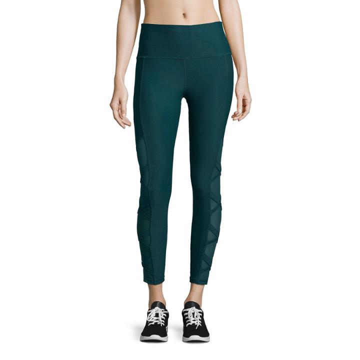 Xersion High Rise 7/8 Mesh Inset Leggings