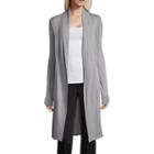 Worthington Long Sleeve Turtleneck Open Front Cardigan