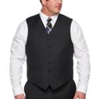Stafford Executive Grid Classic Fit Suit Vest - Big And Tall