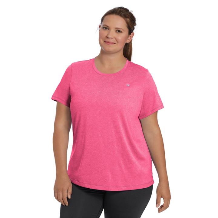 Champion Short Sleeve Scoop Neck T-shirt-plus