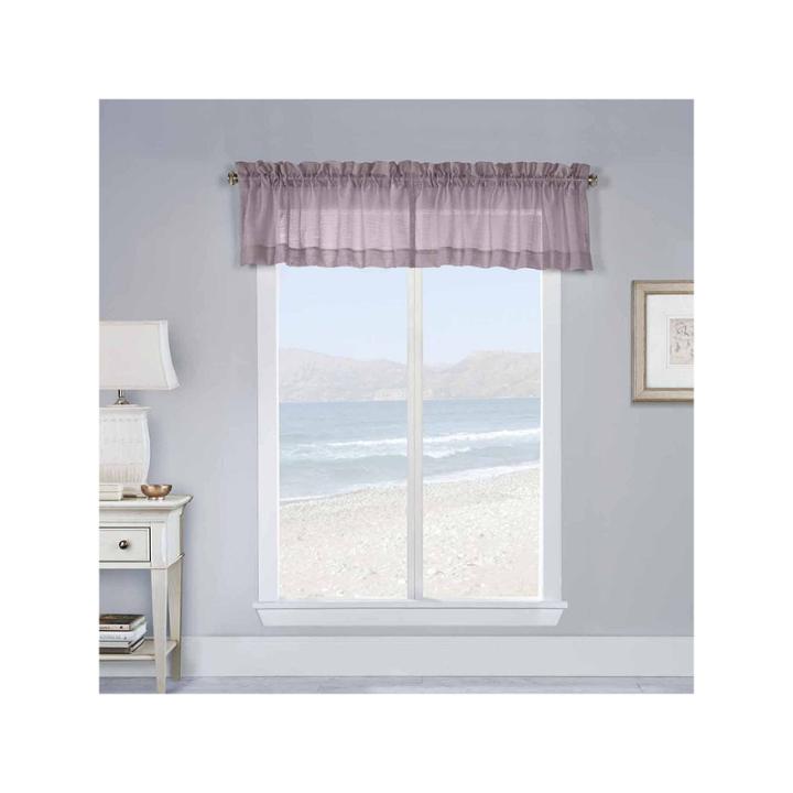 Mist Rod-pocket Arch Valance