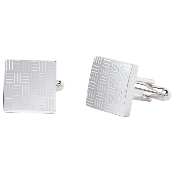 Collection By Michael Strahan Basketweave Pattern Cuff Links