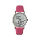 Olivia Pratt Womens Pink Strap Watch-15189bubblepink