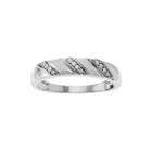 1/8 Ct. T.w. Diamond Sterling Silver Band Ring