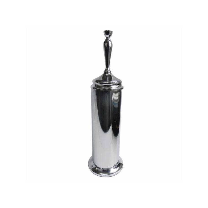 Elegant Chrome Rounded Toilet Brush