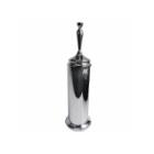 Elegant Chrome Rounded Toilet Brush