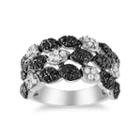 Black Diamond, Ring 1 Ct. T.w. Sterling Silver