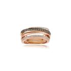 Grand Sample Sale By Le Vian 3/8 Ct. T.w. Chocolate Diamonds & Vanilla Diamonds In 14k Strawberry Gold Chocolatier Ring