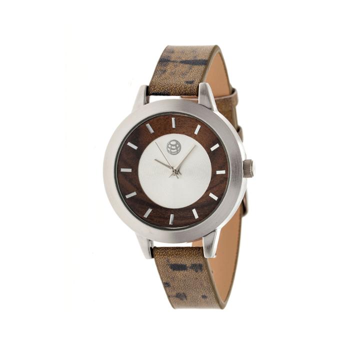 Earth Wood Autumn Dark Brown Strap Watch Ethew3002