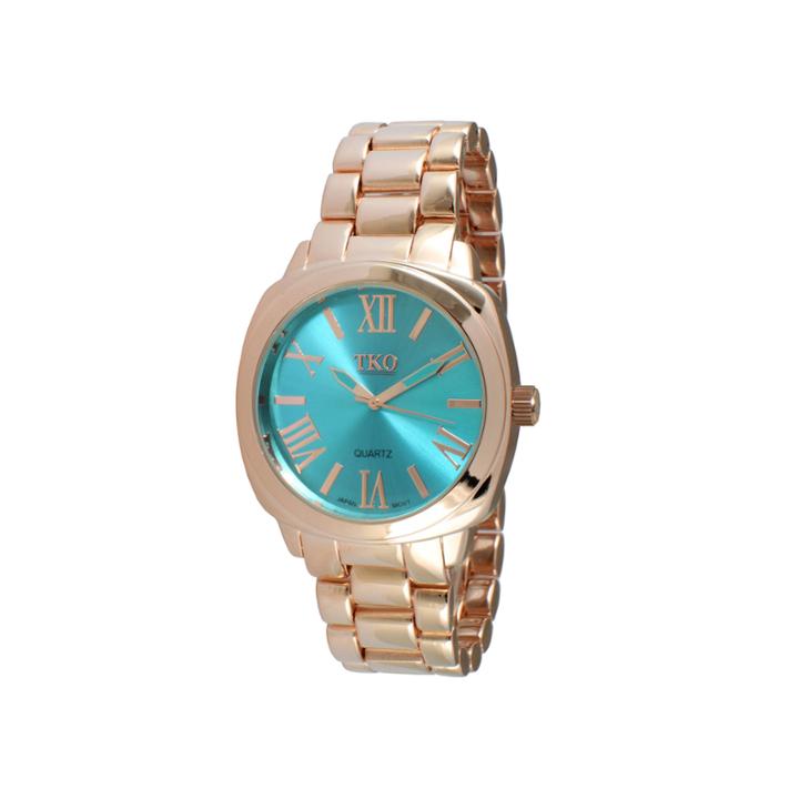 Tko Orlogi Womens Light Blue Dial Boyfriend Bracelet Watch