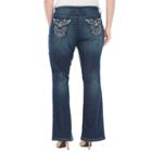 Boutique + Scroll Bling Bootcut Jean - Plus