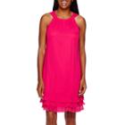 R & K Originals Sleeveless Triple-tier Solid Shift Dress