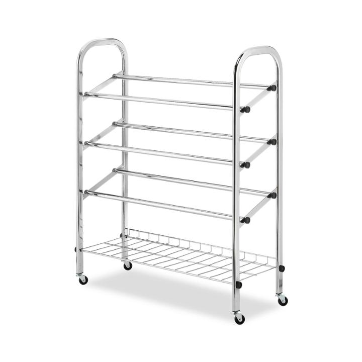 Whitmor Rolling Shoe Rack