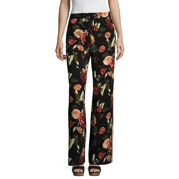 I Jeans By Buffalo Floral Palazzo Pants