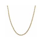 14k Yellow Gold 2mm Rope Chain Necklace