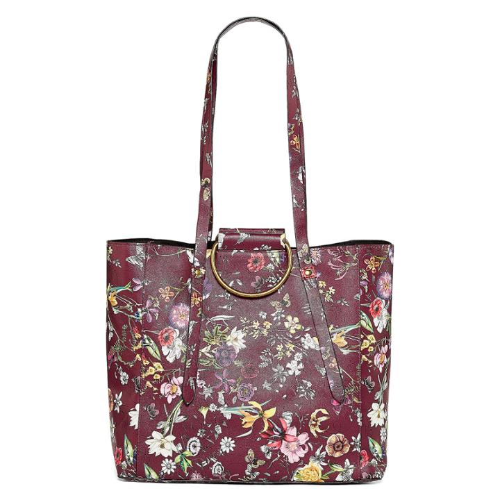 T-shirt & Jeans Floral Tote Bag
