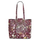 T-shirt & Jeans Floral Tote Bag