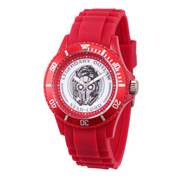 Guardian Of The Galaxy Marvel Mens Red Strap Watch-wma000104