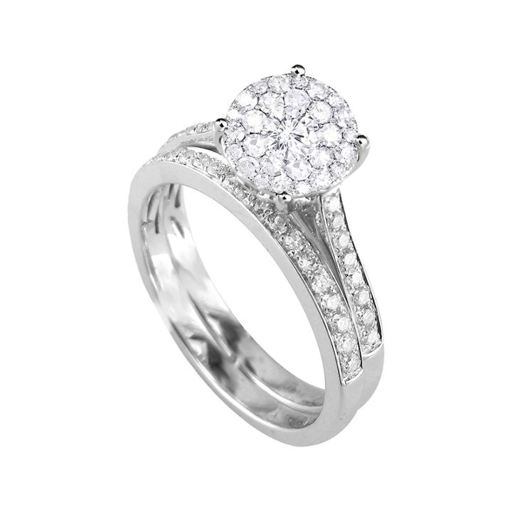 Brilliant Dream 1 Ct. T.w. Diamond Bridal Ring Set