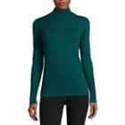 Worthington Long Sleeve Turtleneck Pullover Sweater-talls