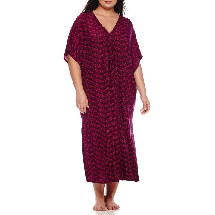 Ambrielle Pleated Caftan - Plus