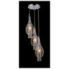 Warehouse Of Tiffany Xuan 3-light Adjustable Crystal Chrome-finish Chandelier