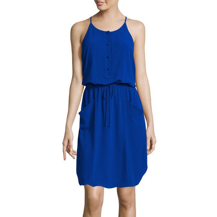 Bisou Bisou Sleeveless Lace-back Dress