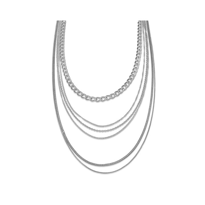 Silver Multi-layer Necklace