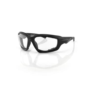 Bobster Desperado Sunglass-black Frame-anti-fog Clear Lens