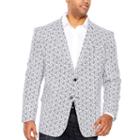 Jf J.ferrar Floral Sport Coat - Big And Tall