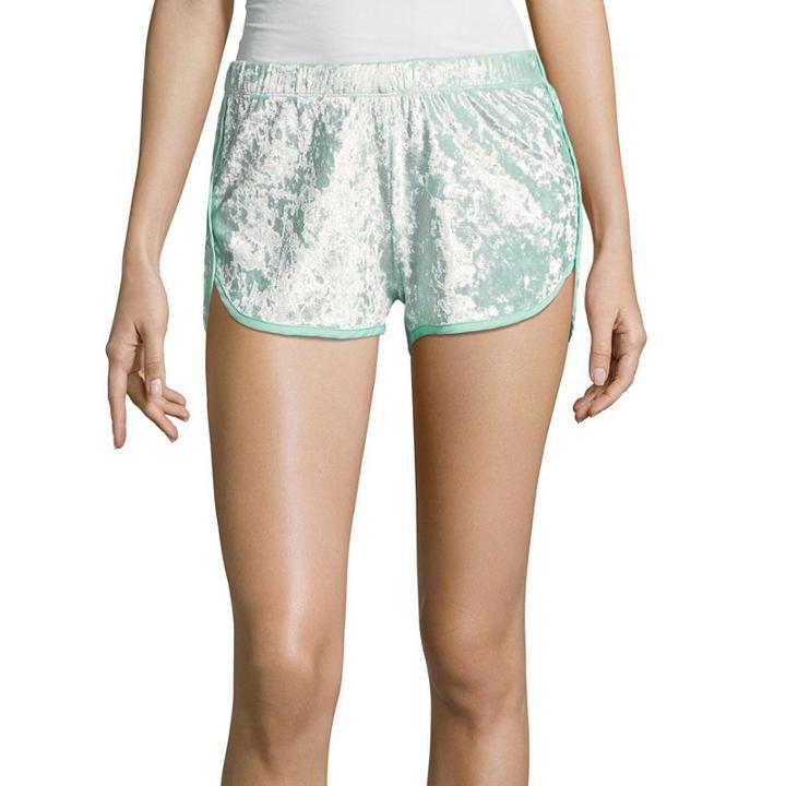 Flirtitude Velour Shorts