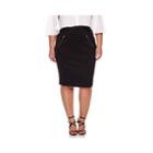 Ashley Nell Tipton For Boutique+ Quilted Pencil Skirt - Plus
