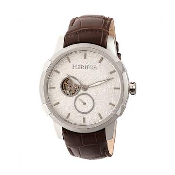 Heritor Unisex Brown Strap Watch-herhr7203