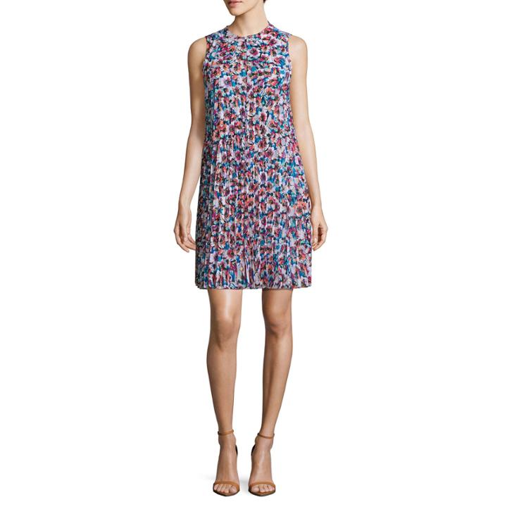 Nicole By Nicole Miller Sleeveless Floral Shift Dress
