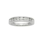 3/4 Ct. T.w. Certified Diamond 14k White Gold Wedding Band Ring