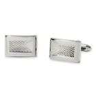 Textured Rectangle Cuff Links
