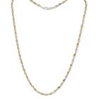 Made In Italy Solid Singapore 18 Inch Chain Necklace