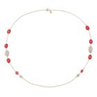 Gloria Vanderbilt Womens Round Strand Necklace