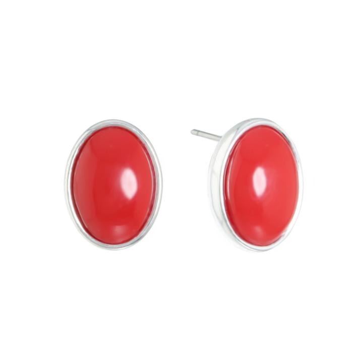 Liz Claiborne Red Stud Earrings