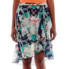 By & By High-low Chiffon Print Skirt