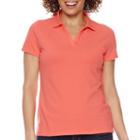 St. John's Bay Short-sleeve Piqu Polo Shirt - Petite