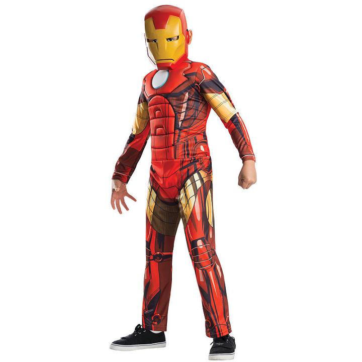 Avengers Assemble Deluxe Iron Man Child Costume -medium (8-10)