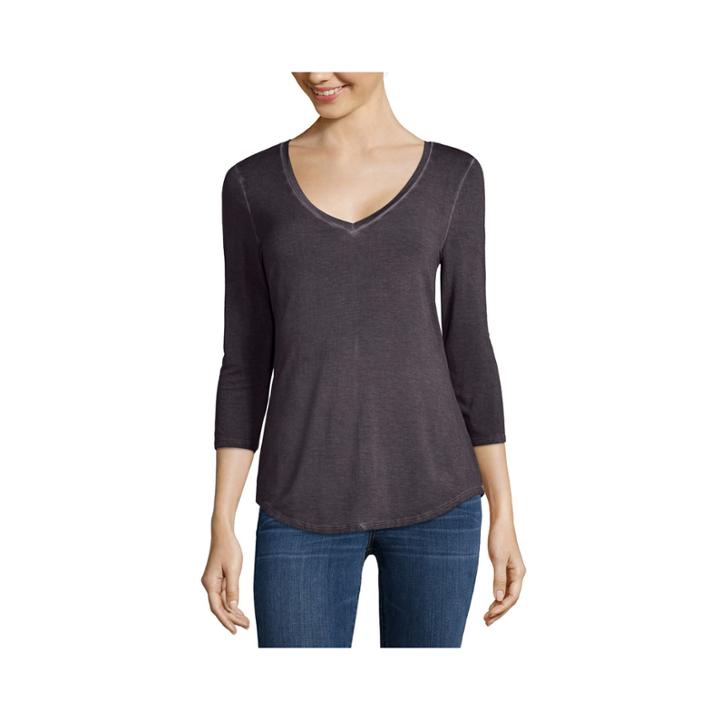 A.n.a 3/4-sleeve V-neck Tee