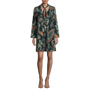 Weslee Rose Long Sleeve Shift Dress