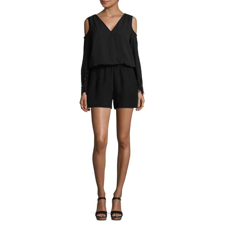 By & By Cold Shoulder Romper