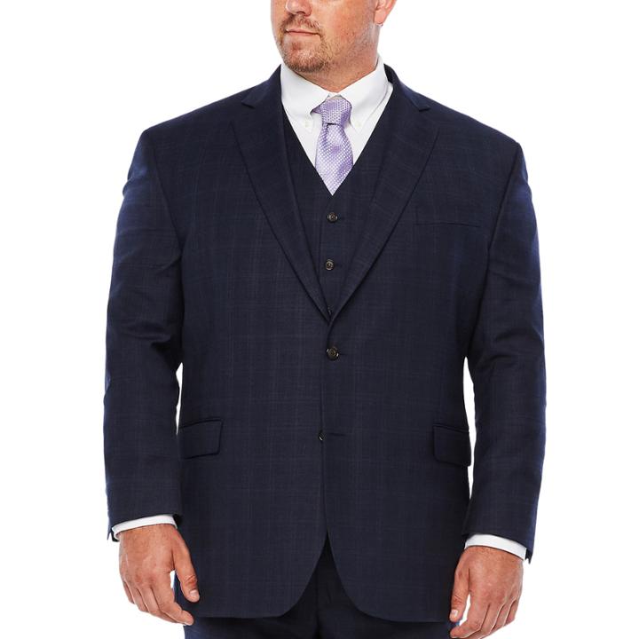 Stafford Woven Suit Jacket Big And Tall