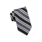 Stafford Alexander Stripe Silk Tie - Extra Long