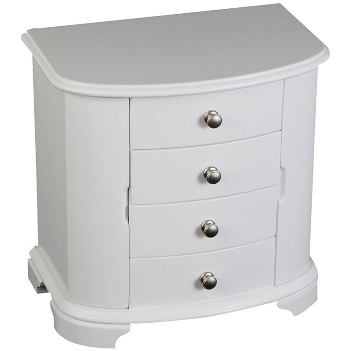 White Musical Jewelry Box