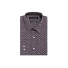 Graham And Co Long Sleeve Woven Pattern Dress Shirt - Fitted